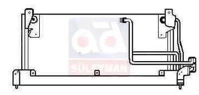 JDEUS 720M44 Klima Radyatoru (Kondansor) Corsa B 