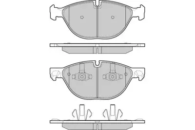 APETECH AP1753 Fren Balatasi On X5 E70 4.8i 3.0sd Xdrive 48i 02 2007- X6 E71 4.4 50i 30d 35d 05 2008 