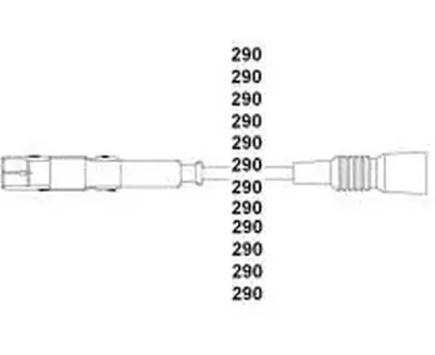 HELLUX HBK3514 Buji Kablo Takimi C-Clk-E-S-Sl-Slk Serisi-(6 Silindir) 