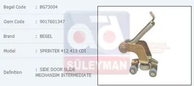 İthal BG73004 Surgulu Kapi Makarasi Sol Orta Lt35 01-> 