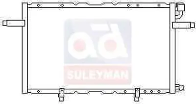 JDEUS 720M23 Klima Radyatoru (Kondansor) Front.B 