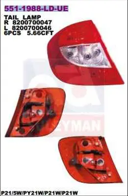 DEPO 5511988RLDUE Stop Sag Thalia 