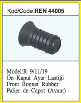 İthal 44005 Kaput Ayar Last.Vidali R9-R11 