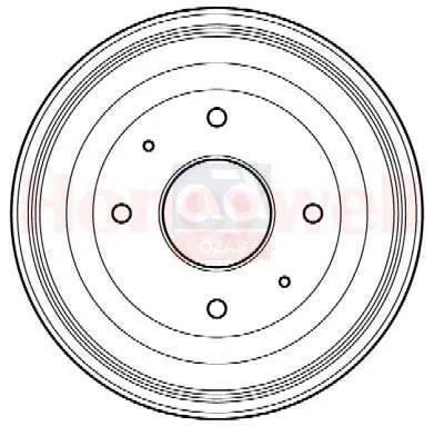 BENDIX 329005B Kampana Tempra -P.H- 7599325 DB4398 DB4105 700008 9S511113CA 94014800 8DT355300081 1680868 1544173 TA0200C