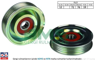 BMS BMS156 V Kayıs Gergisı Corolla 1.3 3000951306 623312700 821463