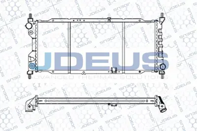 JDEUS -M0200531 Radyator 96> Combo 1.7d -X17td- KOL185 15040023SF 2108691 1300151 350213588000 90410049 231179 507522 7250019R OLA2185