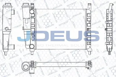 JDEUS -M0110400 Radyator Uno 60 7739942 7556137 2109144 BM129 2773812 2020302039 R11353 1043015 17002039X 54680