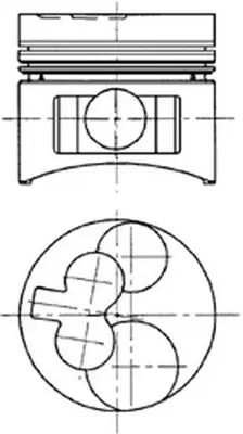 KOLBENSCHMIDT 94514610 Piston Segman A350778050MM 6290301 94514610 6290301P 8730700720 A350777050 20IZ008 26226 9926M KI926M