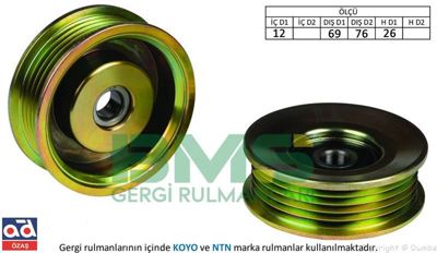 BMS BMS171 V Kayıs Gergisı Corolla 1.3 3000951306 623312700 821463