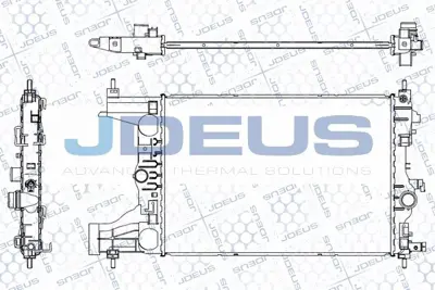 JDEUS -M0201040 Radyator Astra.J 1.6 16v -A16xer- +ms OLA2545 1300299 630729 13267657 13267652 DRM20094 TSP0524044 1300300 8MK376749851 39074662