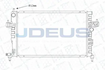 JDEUS -M0200720 Radyator 01> Combo.C-Corsa.C 1.7d -Y17td- 1300233 60372305 8MK376714381 46229021 150015N 9196694 63009A 37002305 95513832 1073005
