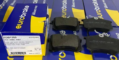 EUROBRAKE DB1355 Fren Balatasi Arka 207 307 308 405 807 C3 C4 Ds3  Golf4-A3-Passat-Toledo-Megane Ii-Iii 