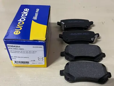 EUROBRAKE DB4201 Fren Balatasi Arka Freemont Jc 2.4 3.6 2.0 Jtd 2.0 Jtd 4x4 08 2011- 
