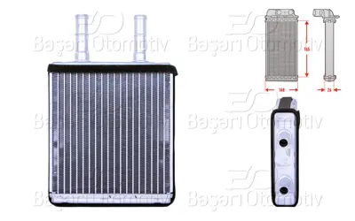 WISCO 97221-1C000 Kalorifer Radyatoru Brazing 165x163 Mm 97221-1C000