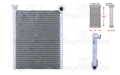 WISCO 6448.S4 Kalorifer Radyatoru Brazing 170x223 Mm 6448S4 812417 9006281 AH270000S 347120 54314 LRH20S4 CN6281 AH264000S 69007N
