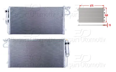 WISCO 1856995 Klima Radyatoru 675x360x15 1856995 2052003 2410086 111329 2132266 1453967 376734321MM 376734321 2166502001 49012