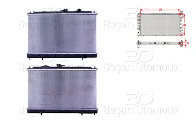 WISCO MB356527 Su Radyatoru Brazing Mt 375x668x16 140470N MB356527 1163002 2649627 119012 25023 60322043 731059 KMT043 3724209