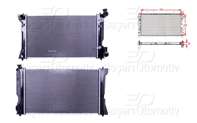 WISCO 16400-0H120 Su Radyatoru Brazing At 378x625x16 Mm 16400-0H120