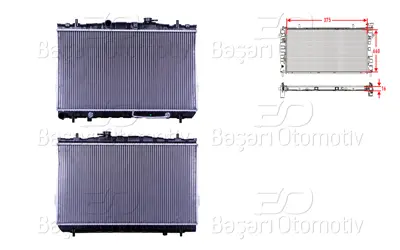 WISCO 25310-2D010 Su Radyatoru Brazing At 375x660x16 Mm 25310-2D010