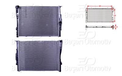 WISCO 7542199 Su Radyatoru Brazing Mt-At 600x458x32 Tahliyesiz 7542199 17117542199 17117521046 7521048 17117562079 17117559273 7521931 17112283468 7562079 17117521931