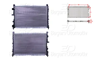 AUTOLUX 60603939 Su Radyatoru Mekanik Mt 558x378x34 7699793 60603939 54502 100593 71735347 90002044SF 7635141 811073 FTA2066 17002066