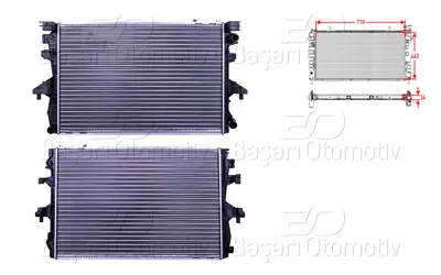AUTOLUX 7H0121253G Su Radyatoru Mekanik Mt-At 710x463 Mm 7H0121253G VN2232 DRM32040 D7W063TT CR583000P 240000N 103545 7370060R 30M53 8MK376719161