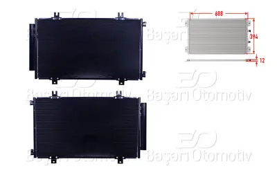 WISCO 95310-61M10 Klima Radyatoru 688x394x12 95310-61M10