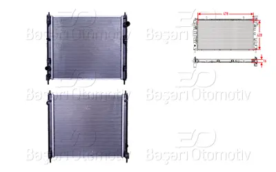 WISCO 21410-1FE0A Su Radyatoru Brazing Mt 478x428x16 Mm 21410-1FE0A