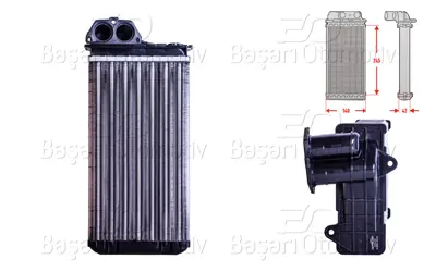 AUTOLUX 6448.G3 Kalorifer Radyatoru Mekanik 245x140 Mm 6448G3 93771 53634 60406199 320100 8FH351311341 5507306199 BR264 D6P005TT V22610006