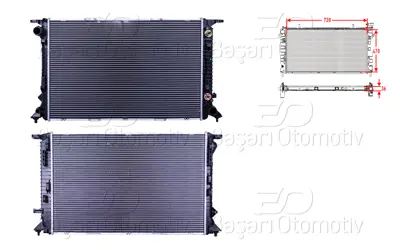 WISCO 8K0121251H Su Radyatoru Brazing Mt 720x470x36 Mm 8K0121251H 60317 4G0121251B CR911000P 3002290 8MK376745641 53719 102145 AI2290 735473