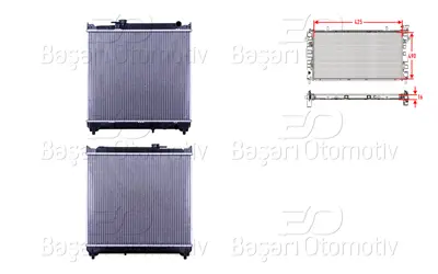 WISCO 17700-56B00 Su Radyatoru Brazing Mt 425x490x16 Mm 17700-56B00