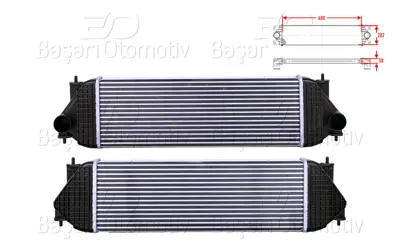 WISCO 13620-67J02 Turbo Radyatoru (Intercooler) 600x202x50 13620-67J02