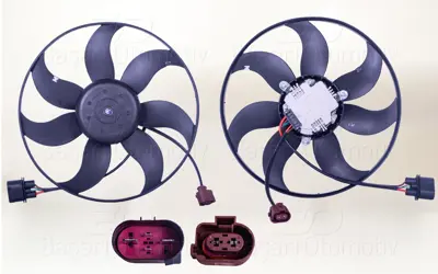 WISCO 1K0959455CQ Fan Motoru Davlumbazsiz (360 Mm-4-2 Fis-7 Kanat)   BSG90510019 1KM959455G 1K0959455CQ 1K0959455DT 1K0959455FQ 8371014 8EW351040071 1K0959455DL 111283 1K0959455FR