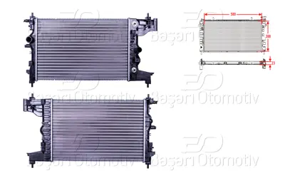 AUTOLUX 13267652 Su Radyatoru Mekanik At 580x388x23 13267652 13281773 1300299 8MK376749851 RA0201060 349200 1300303 1300300 376749851 TSP0524044
