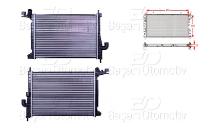 AUTOLUX 1300178 Su Radyatoru Mekanik Mt 496x359x32 1300178 OP052R008 OL2275 1073076 732349 102007 BMQ047 BM2002 507527 52405108