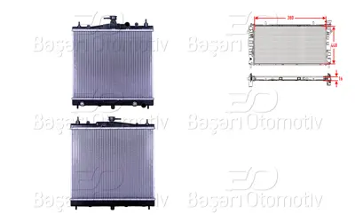 WISCO 21460-AX800 Su Radyatoru Brazing At 380x448x16 21460-AX800