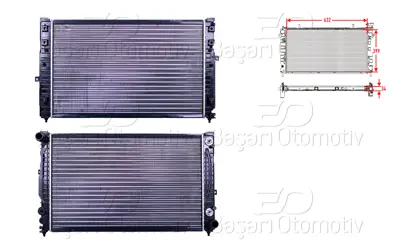 AUTOLUX 8D0121251L Su Radyatoru Mekanik At 632x399 Mm 8D0121251L 4Z7121251B 4B0121251R 8D0121251BB 4B0121251AF 731757 AIA2125 4Z7121251 121650006 8D0121251B
