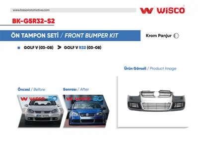 WISCO BK-G5R32-S2 Tampon Seti On Krom Panjurlu BK-G5R32-S2