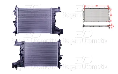 WISCO 1300299 Su Radyatoru Brazing Mt 388x580x16 OLA2545 1300299 630729 13267657 13267652 DRM20094 TSP0524044 1300300 8MK376749851 39074662