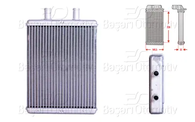 WISCO 3802174 Kalorifer Radyatoru Brazing 220x185 Mm 3802174 6043036 71817 RA2140070 R21534 8FH351000154 28006105 54218 DRR12010 6043044