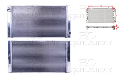 WISCO 2751275 Su Radyatoru Brazing Mt 590x333x26   1023134 2751275 350213127800 4001302333 2751276 QER1562 RA0700030 735481 314317 CU13168