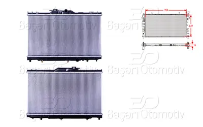 WISCO 16400-0D030 Su Radyatoru Brazing At 350x639x16 Mm   16400-0D030