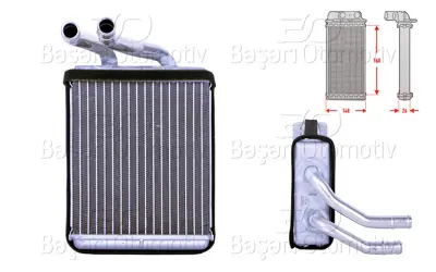 WISCO 97211-4B000 Kalorifer Radyatoru Brazing Mt 166x170 Mm 97211-4B000