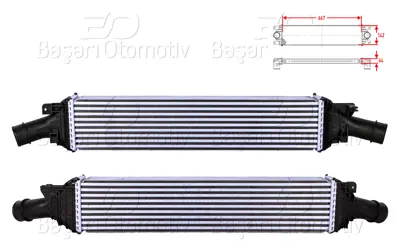 WISCO 8K0145805G Turbo Radyatoru (Intercooler) 667x142x64 8K0145805G ACI03004319 3004319 3004294 731012 8K0145805L ACI03004294 8K0145805P 2246795 801M23A