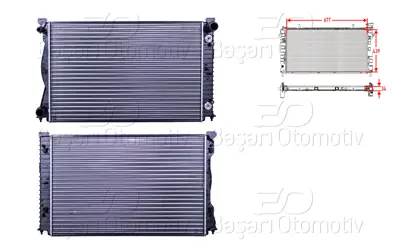 AUTOLUX 4F0121251AG Su Radyatoru Mekanik At 677x439 Mm 58360 4F0121251AG 8MK376735011 D7A013TT 8MK376735151 AI2236 1103153 DRM02039 480053N 735032