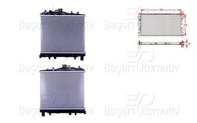 WISCO KK13915200A Su Radyatoru Brazing Mt 320x378x16 KK13915200A KK15015200 KAA2001 KK13915200 KA2001 KK15015200A 83002001 1333001 735079 8MK376769551