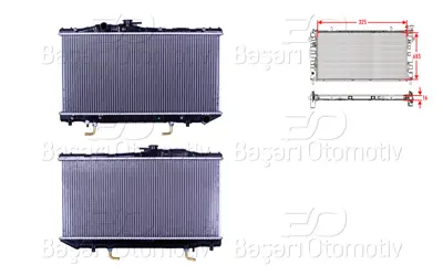 WISCO 16400-74070 Su Radyatoru Brazing At 327x658x16 16400-74070