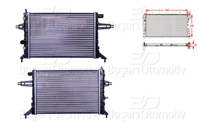 AUTOLUX 1300187 Su Radyatoru Mekanik At 540x378x32 1300187 232724 63248A 1073099 151980N 8MK376720651 37002256 CR650000S 232795 90570726