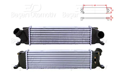 WISCO 28190-4A481 Turbo Radyatoru (Intercooler) 480x127x85 28190-4A481