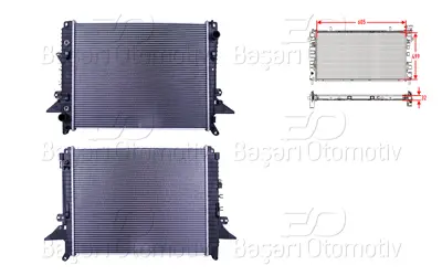 WISCO PCC500201 Su Radyatoru Brazing Mt-At 605x499x32 PCC500530 60022197 2002197 AU2197 PCC500201 PCC500330 PCC500331 PCC500112 PCC500111 151340